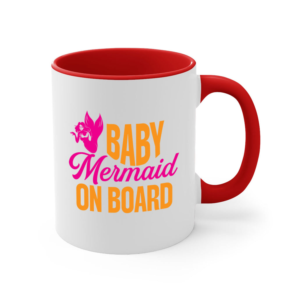 Baby Mermaid On Board 22#- mermaid-Mug / Coffee Cup