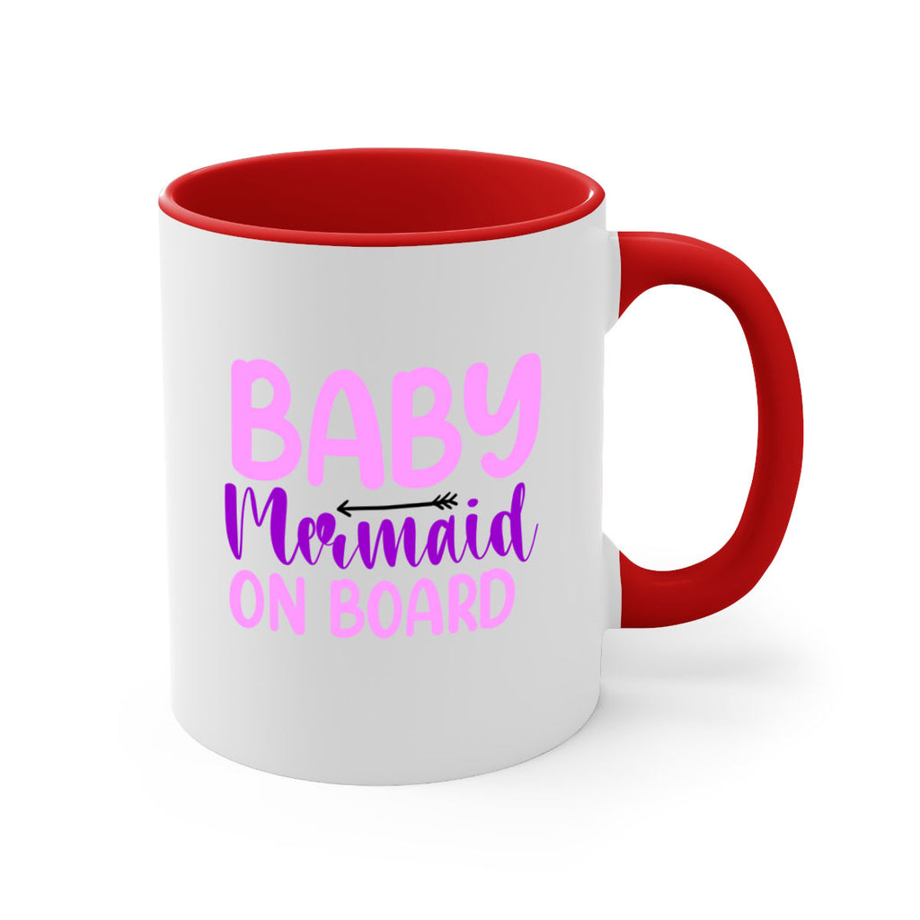 Baby Mermaid On Board 23#- mermaid-Mug / Coffee Cup