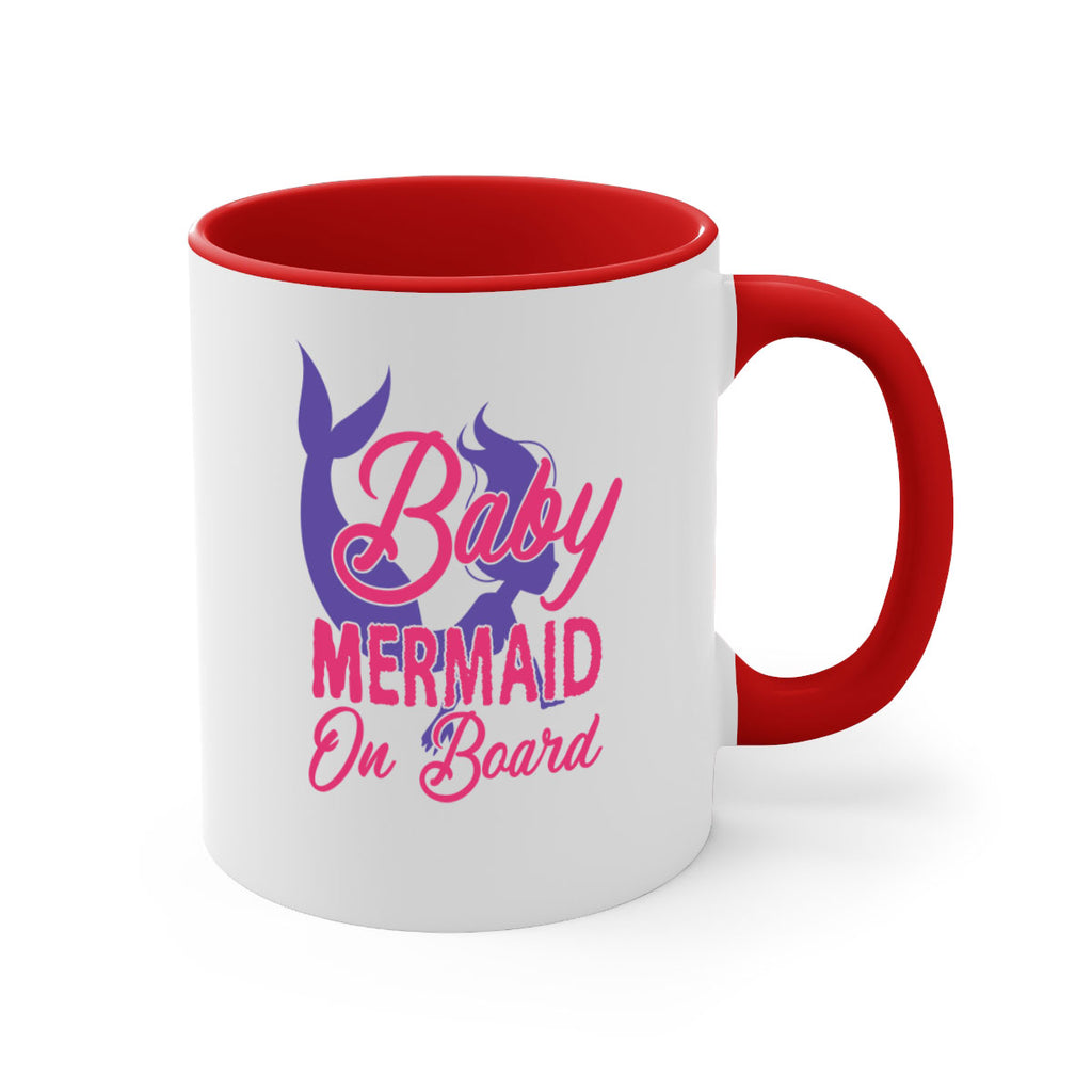 Baby Mermaid On Board 24#- mermaid-Mug / Coffee Cup