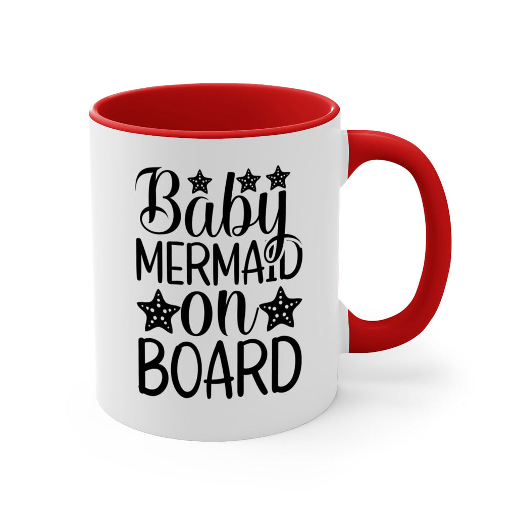 Baby Mermaid On Board 32#- mermaid-Mug / Coffee Cup