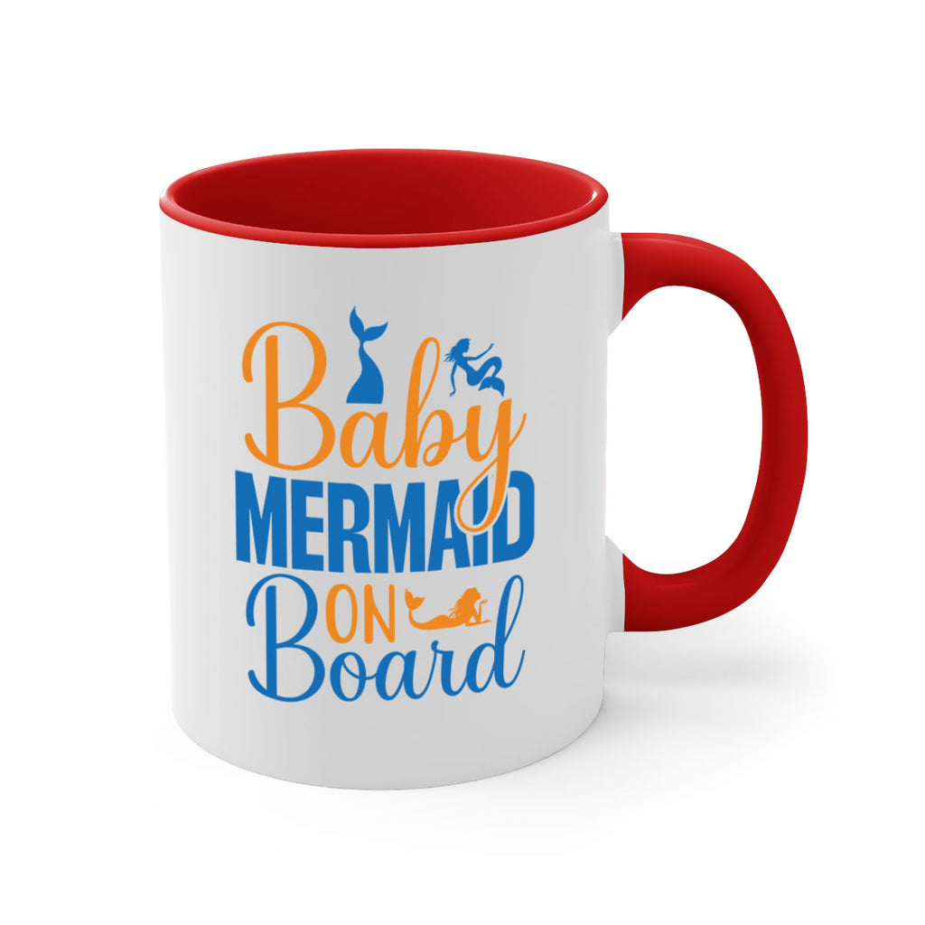 Baby Mermaid on Board 28#- mermaid-Mug / Coffee Cup