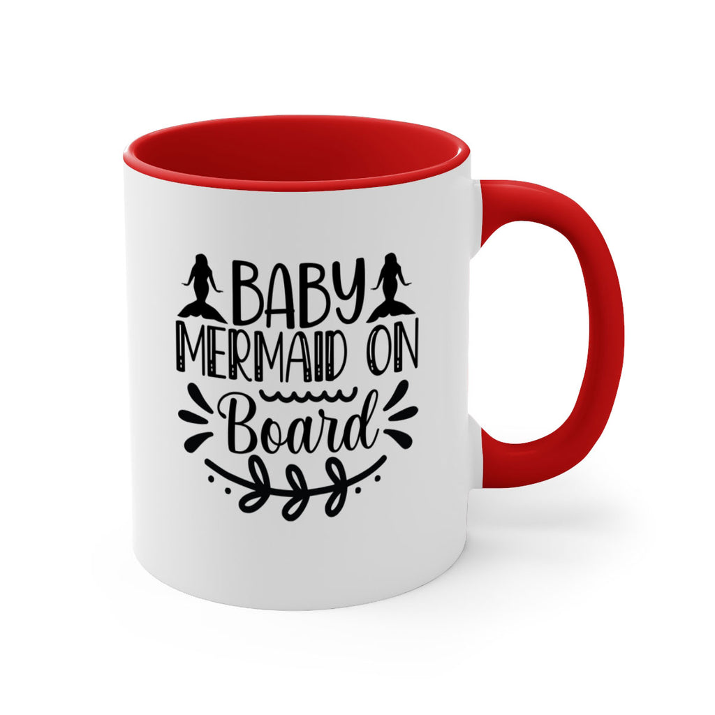 Baby mermaid on board 30#- mermaid-Mug / Coffee Cup