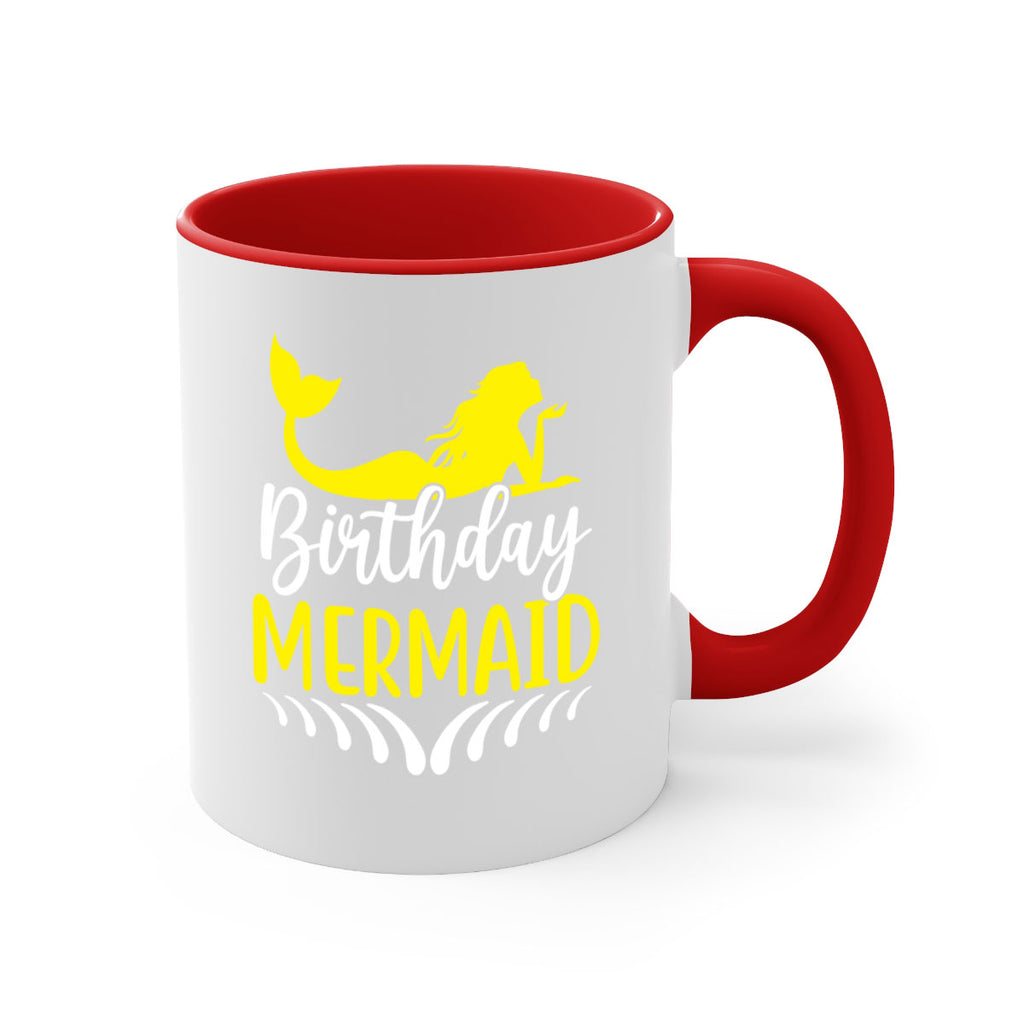 Birthday Mermaid 68#- mermaid-Mug / Coffee Cup