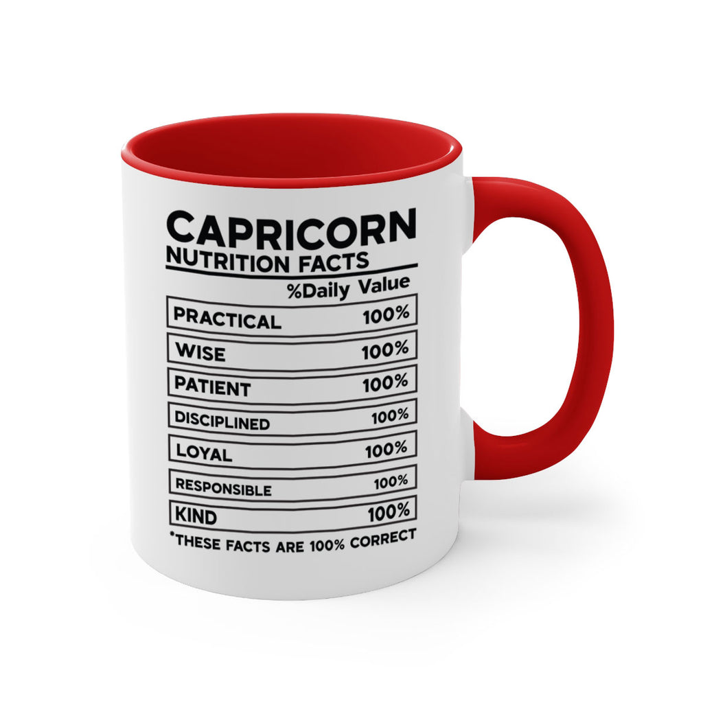 Capricorn Nutrition Facts 185#- zodiac-Mug / Coffee Cup