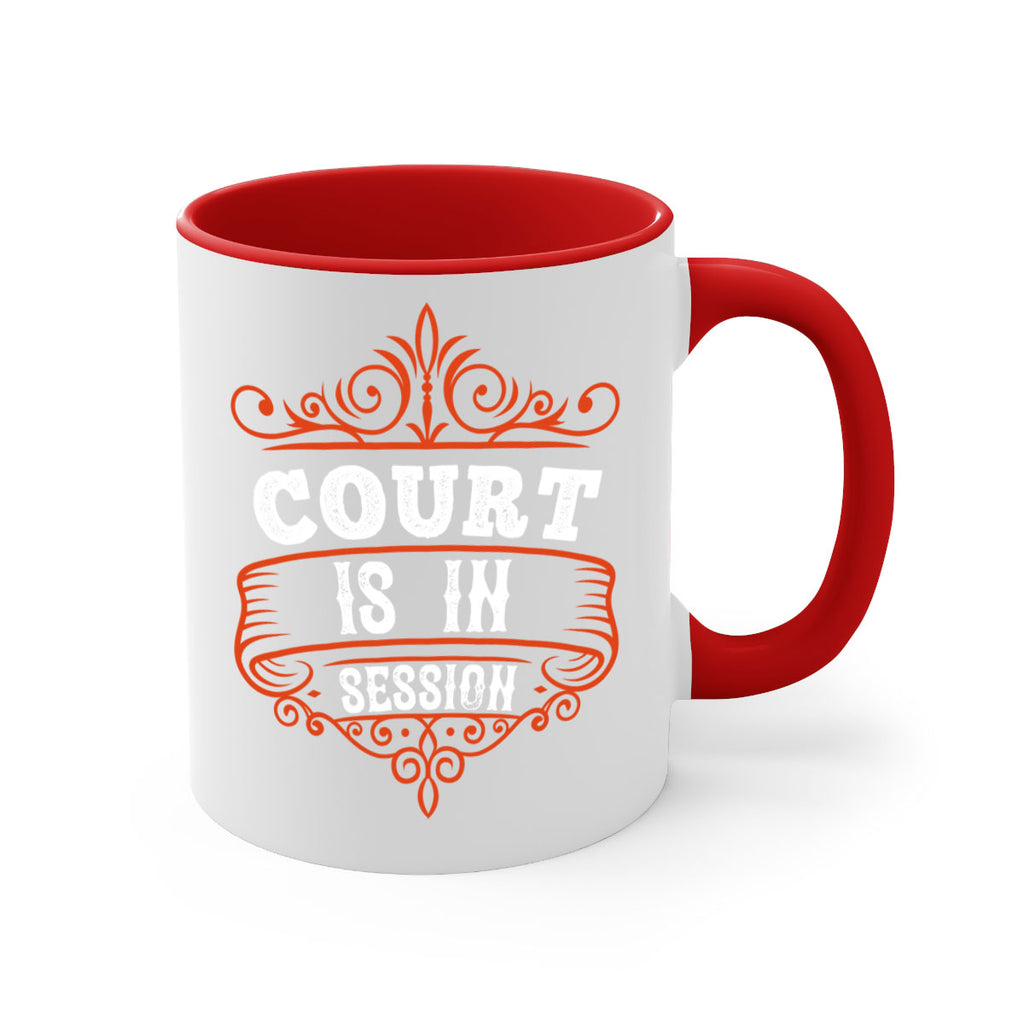 Court is in ball session 1570#- basketball-Mug / Coffee Cup