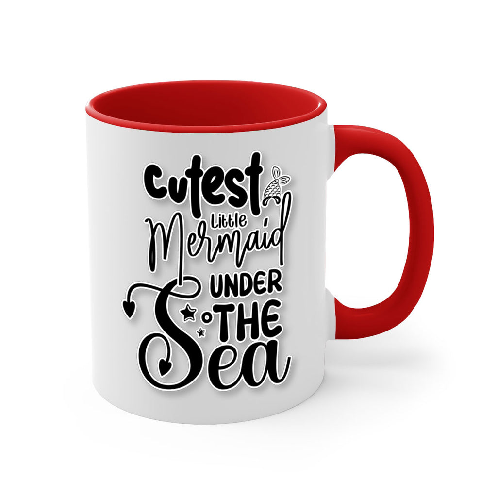 Cutest Little Mermaid Under The 98#- mermaid-Mug / Coffee Cup