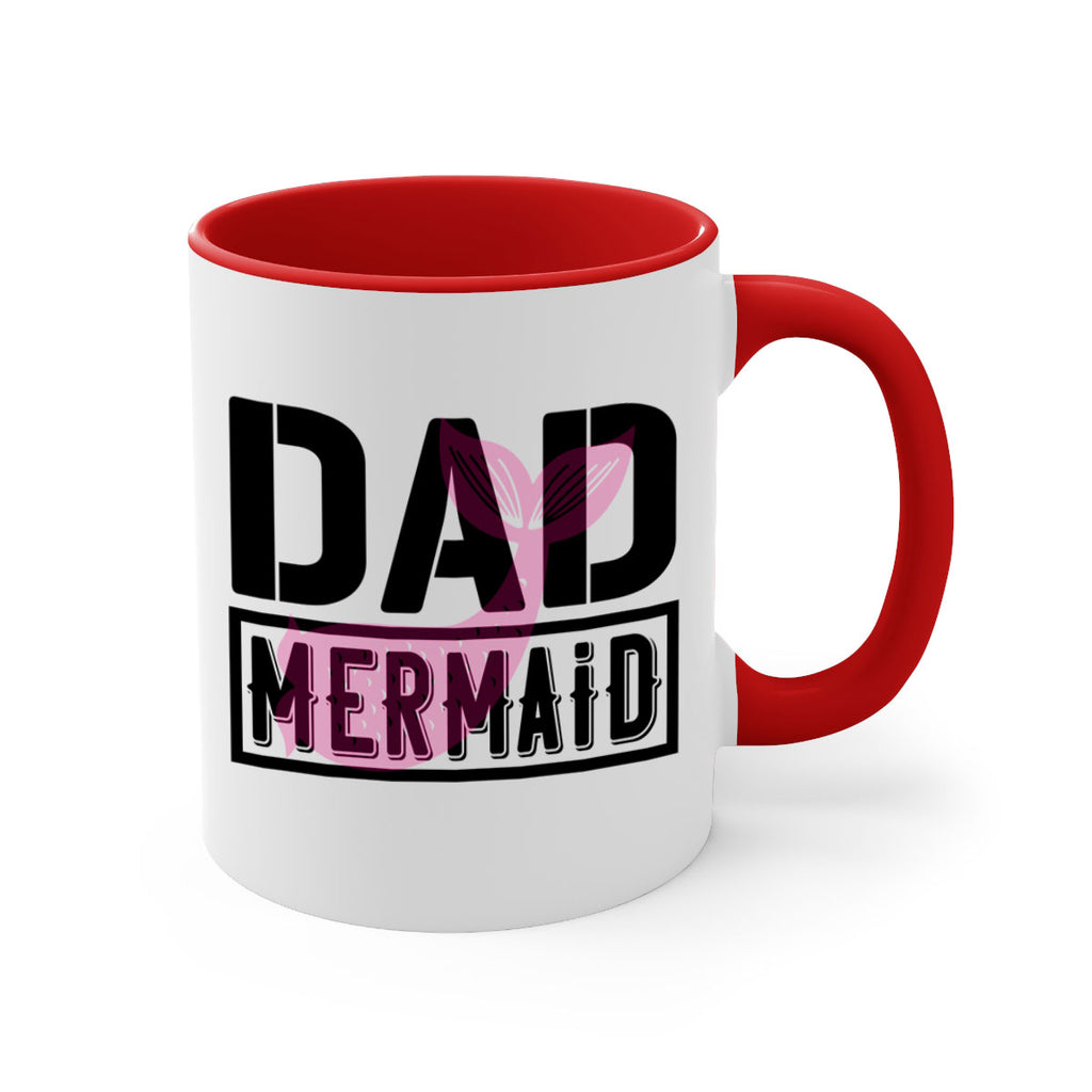 Dad mermaid 111#- mermaid-Mug / Coffee Cup