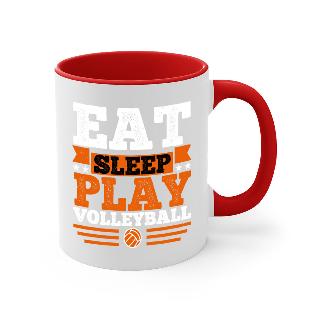 Eat sleep play volleyball 2340#- basketball-Mug / Coffee Cup