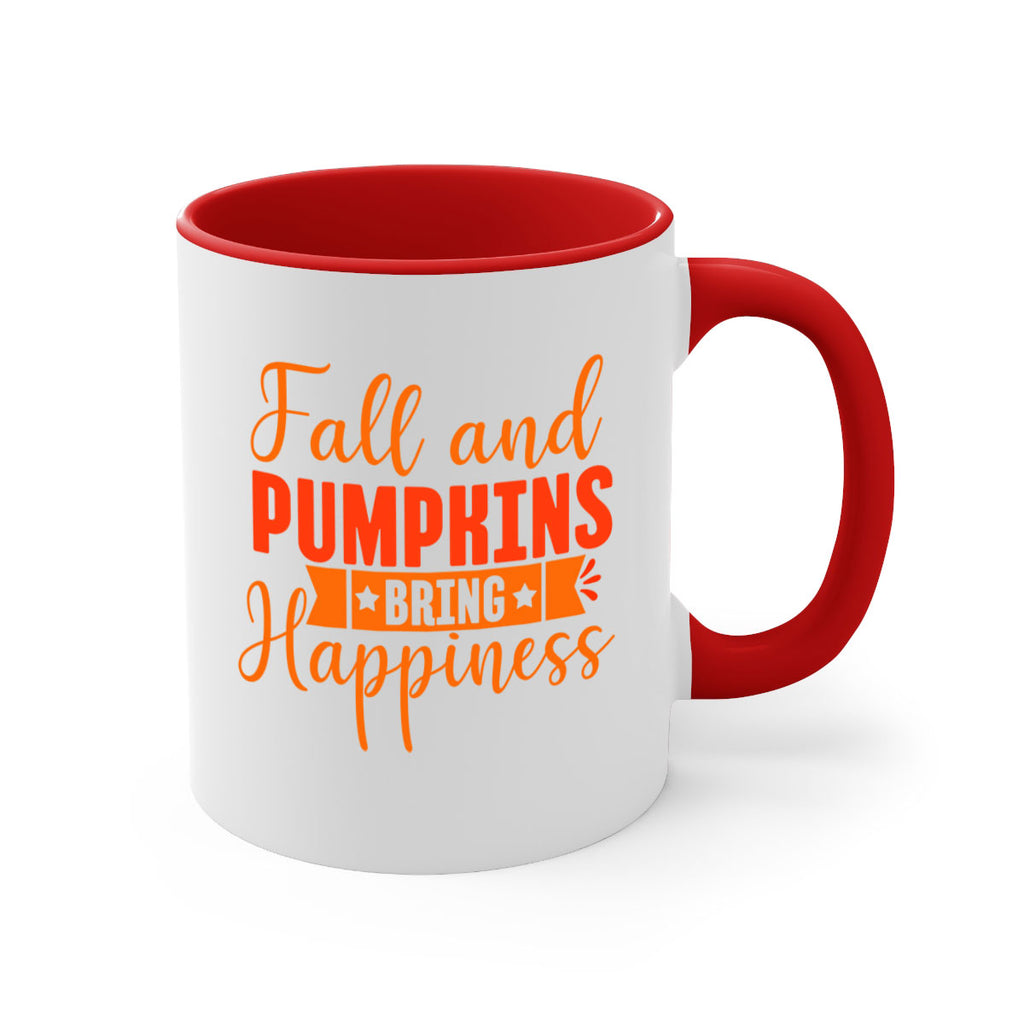 Fall And Pumpkins Bring Happiness Design 84#- fall-Mug / Coffee Cup