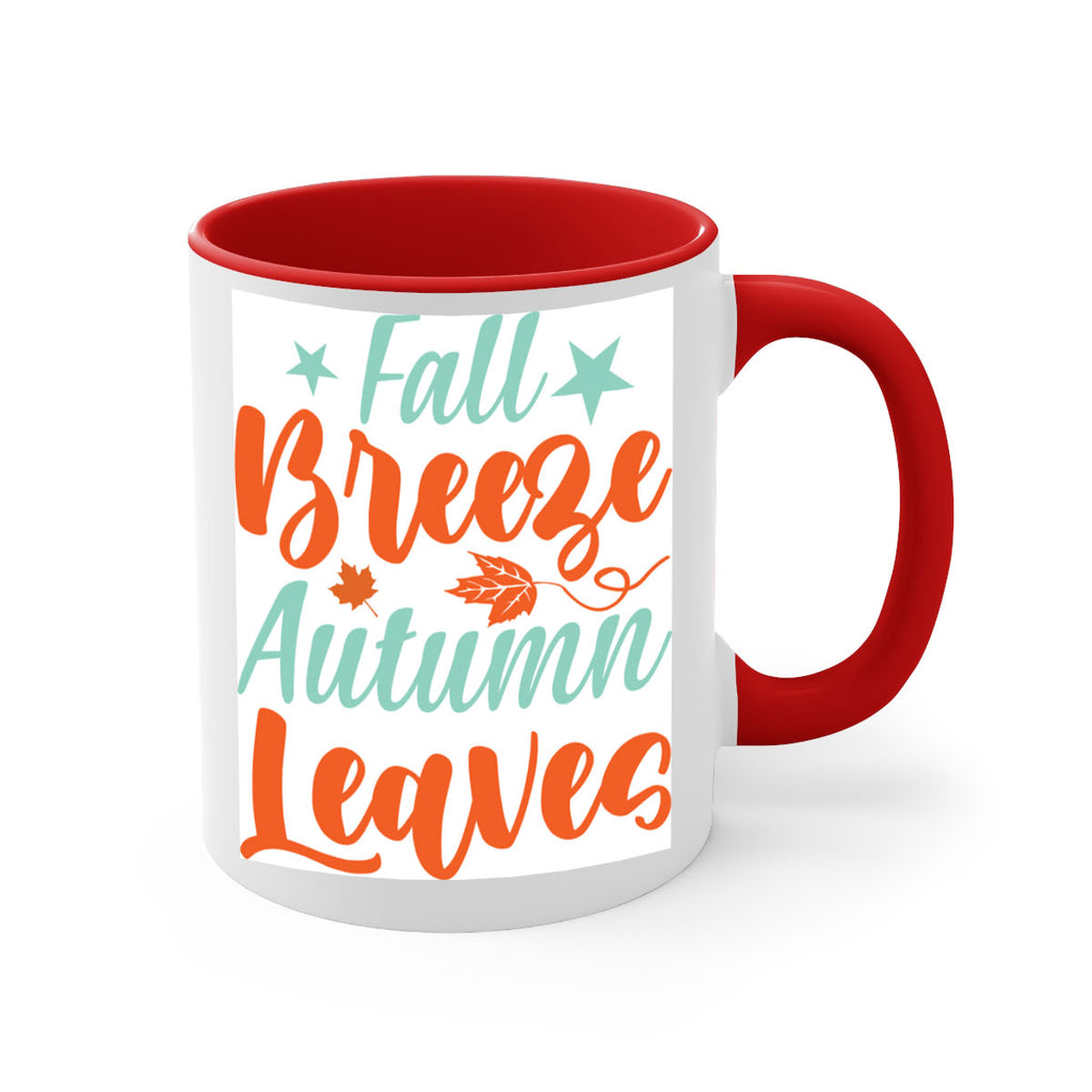 FallBreezeAutumnLeaves 147#- fall-Mug / Coffee Cup