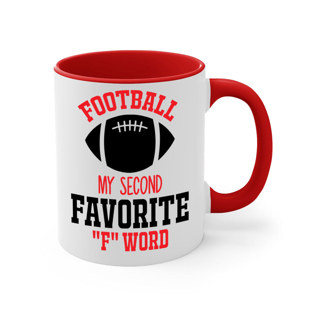 Football my second favorite F word 1234#- football-Mug / Coffee Cup