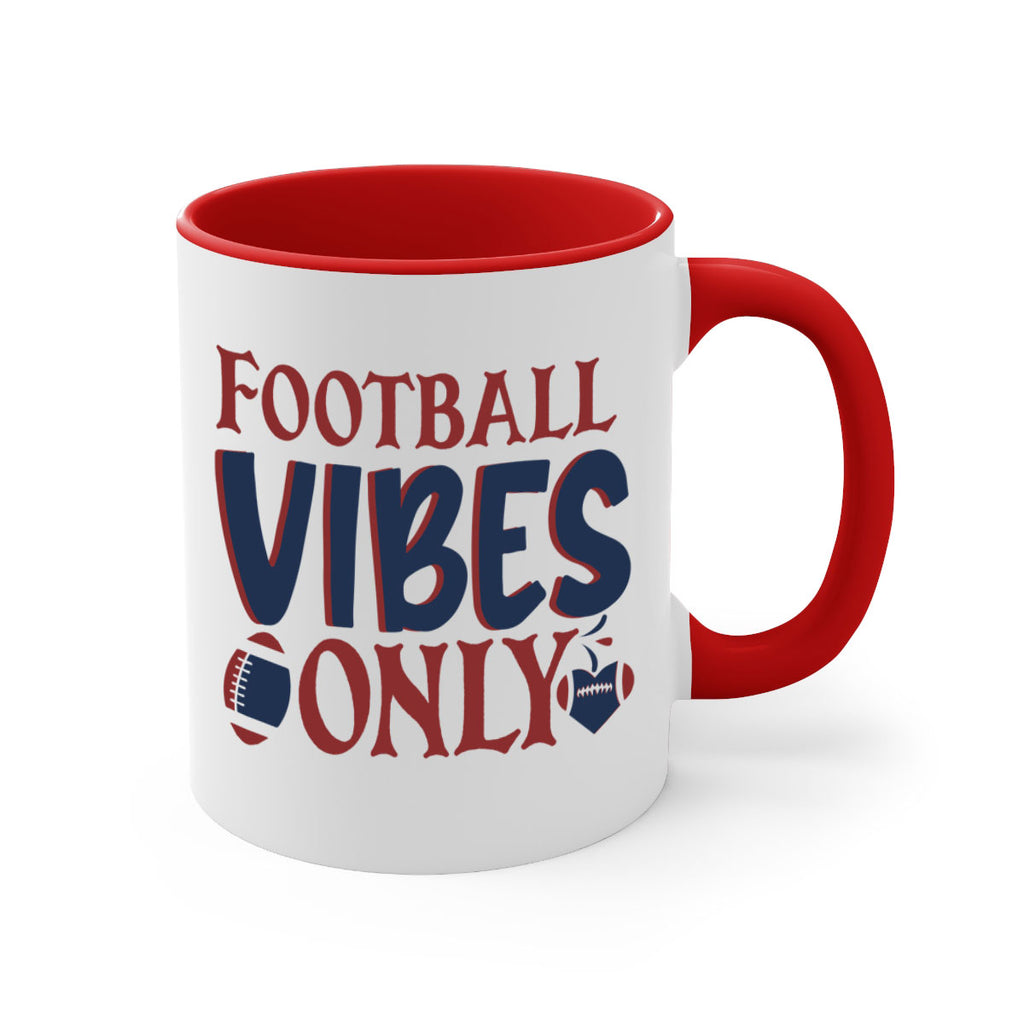 Football vibes only 1543#- football-Mug / Coffee Cup