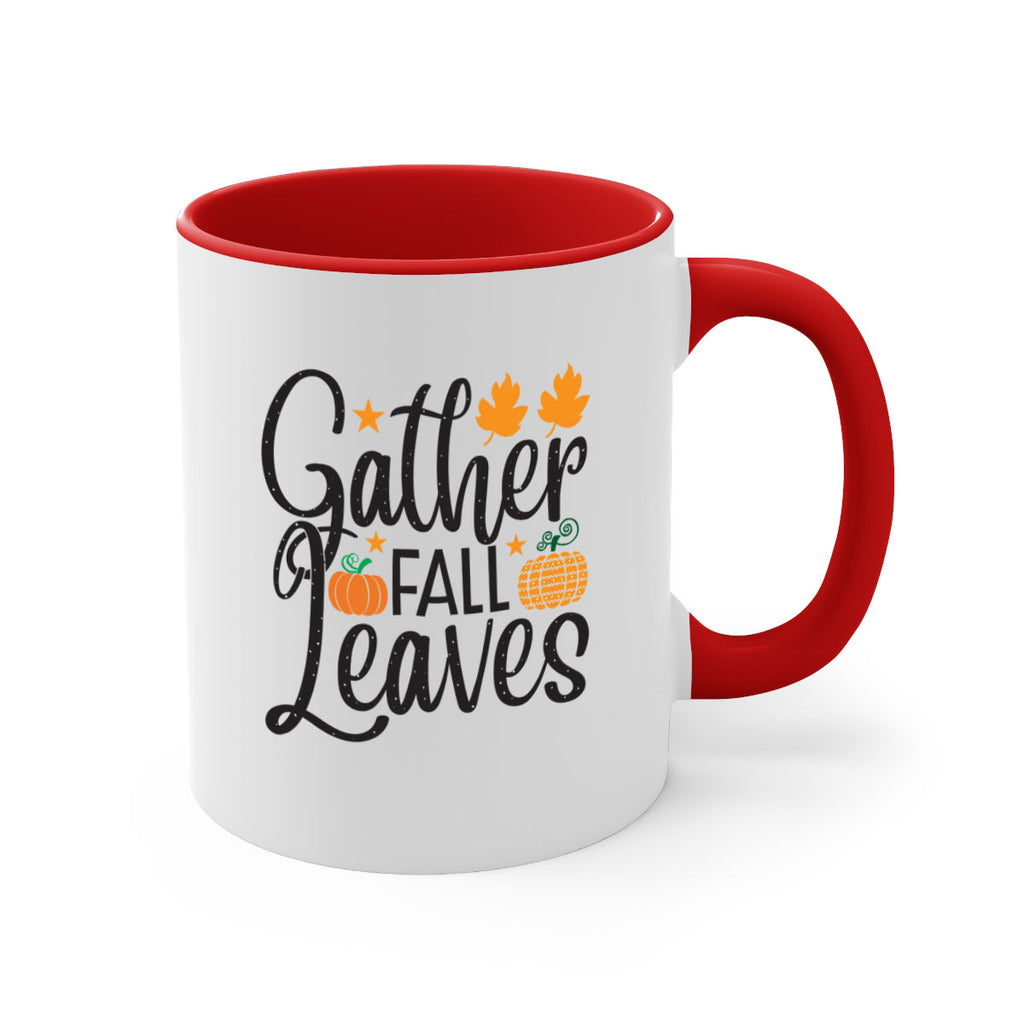 Gatherfallleaves 189#- fall-Mug / Coffee Cup