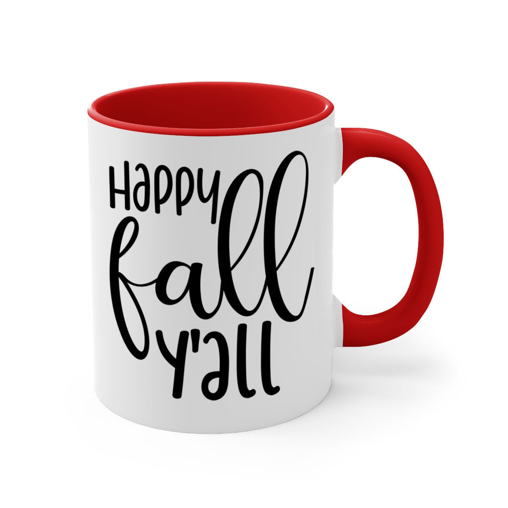 Happy Fall Y all 224#- fall-Mug / Coffee Cup