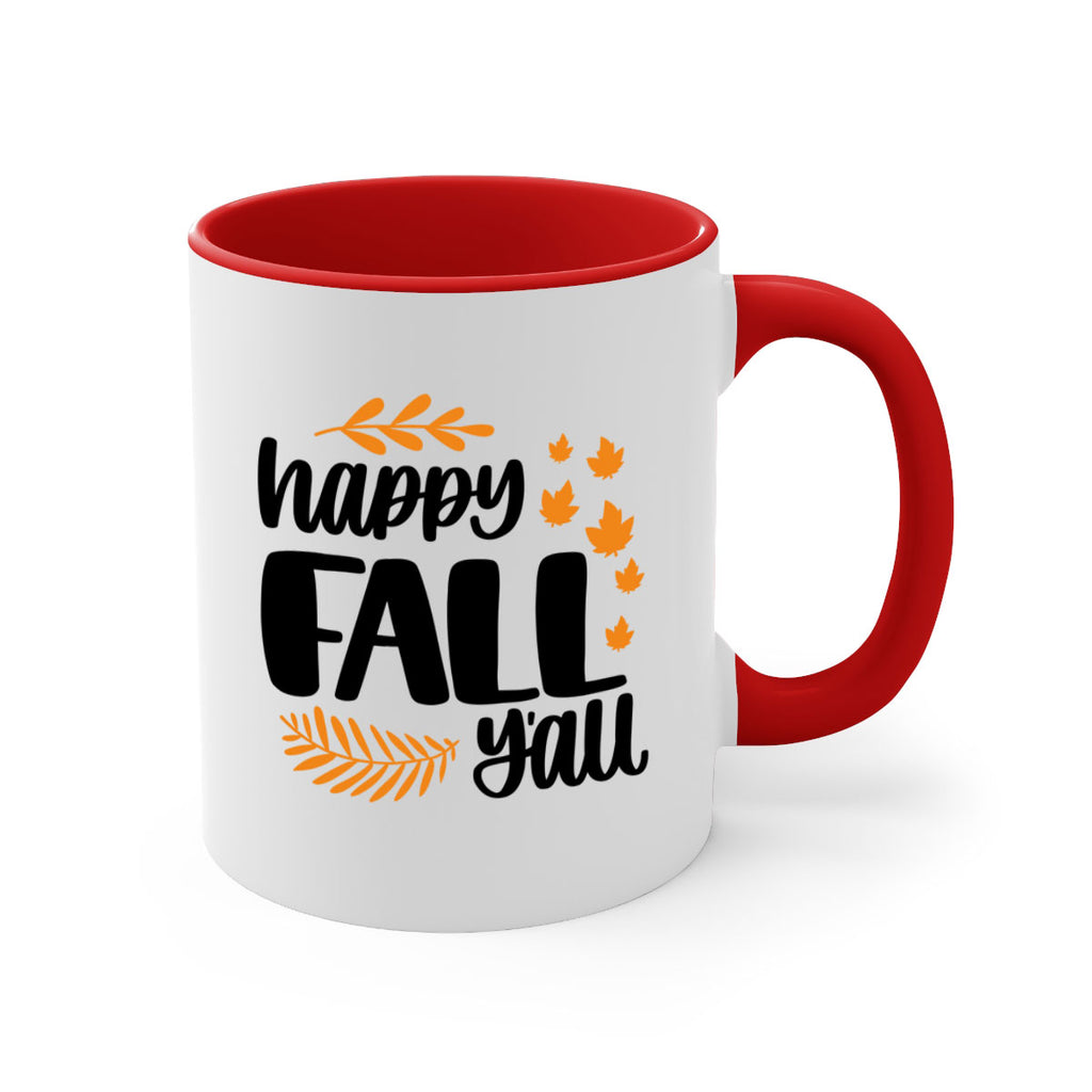 Happy Fall Yall 490#- fall-Mug / Coffee Cup