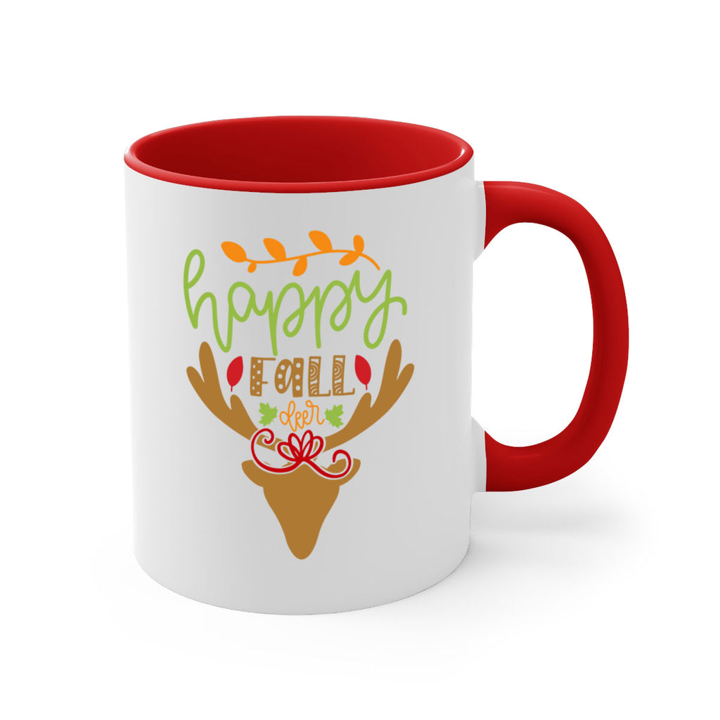 Happy Fall deer 219#- fall-Mug / Coffee Cup