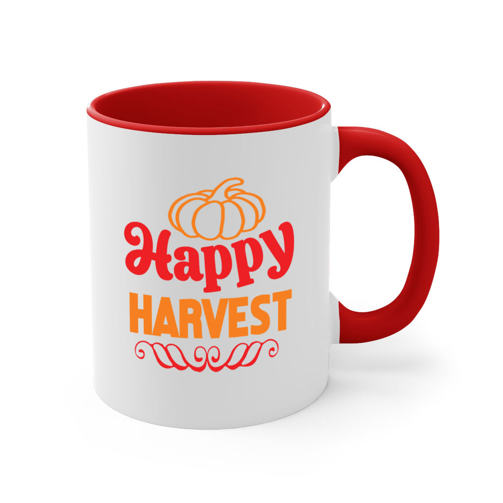 HappyHarvest 256#- fall-Mug / Coffee Cup