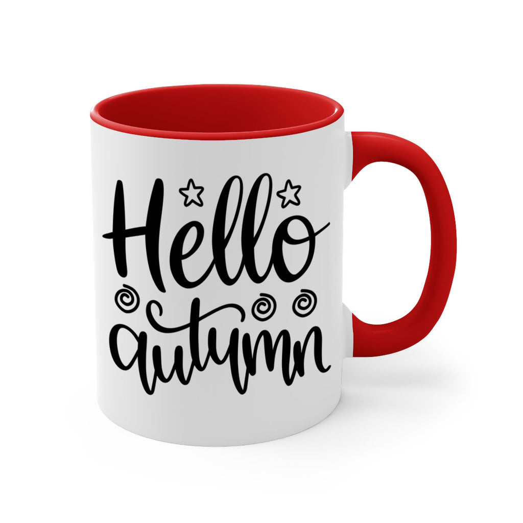 Hello Autumn 270#- fall-Mug / Coffee Cup