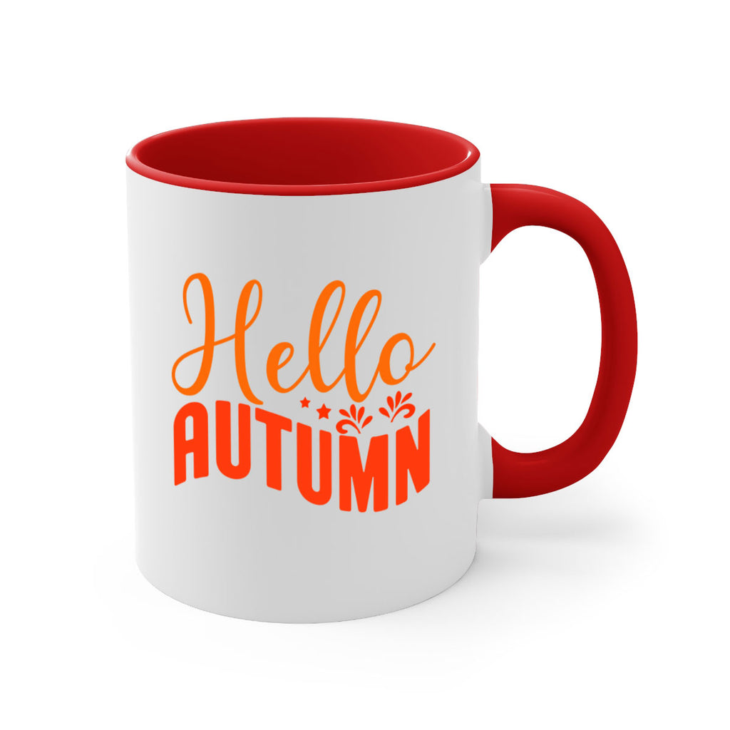 Hello Autumn Design 268#- fall-Mug / Coffee Cup
