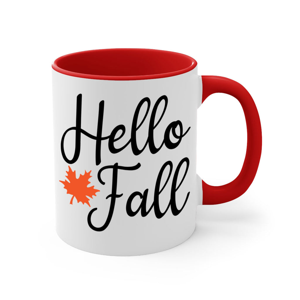 Hello Fall 274#- fall-Mug / Coffee Cup