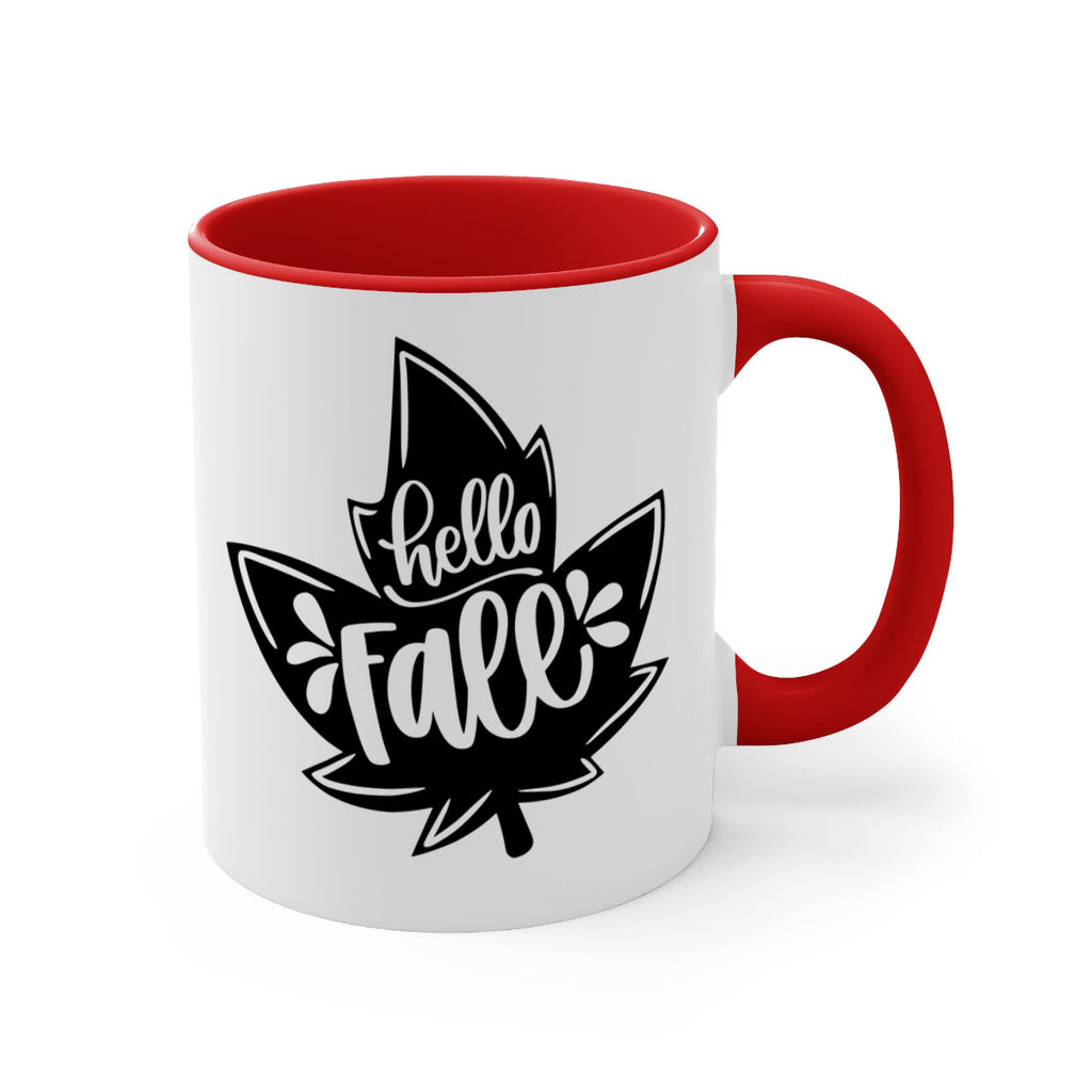 Hello Fall 494#- fall-Mug / Coffee Cup