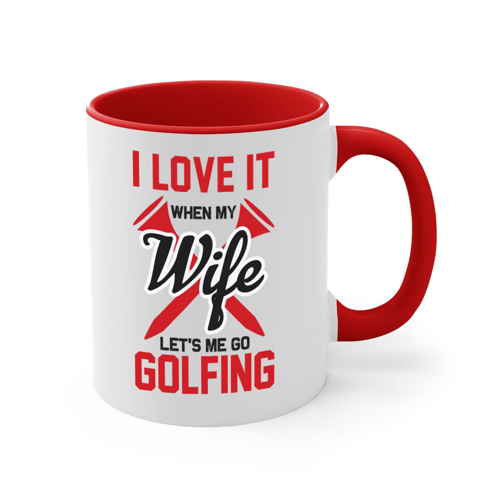 I love 1101#- golf-Mug / Coffee Cup