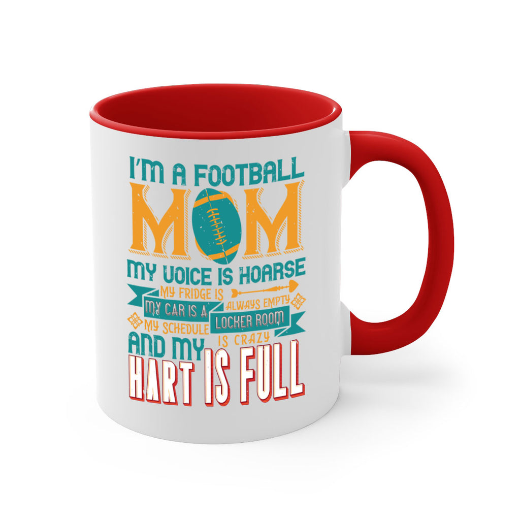 Im football mom my voice is hoarse 1068#- football-Mug / Coffee Cup