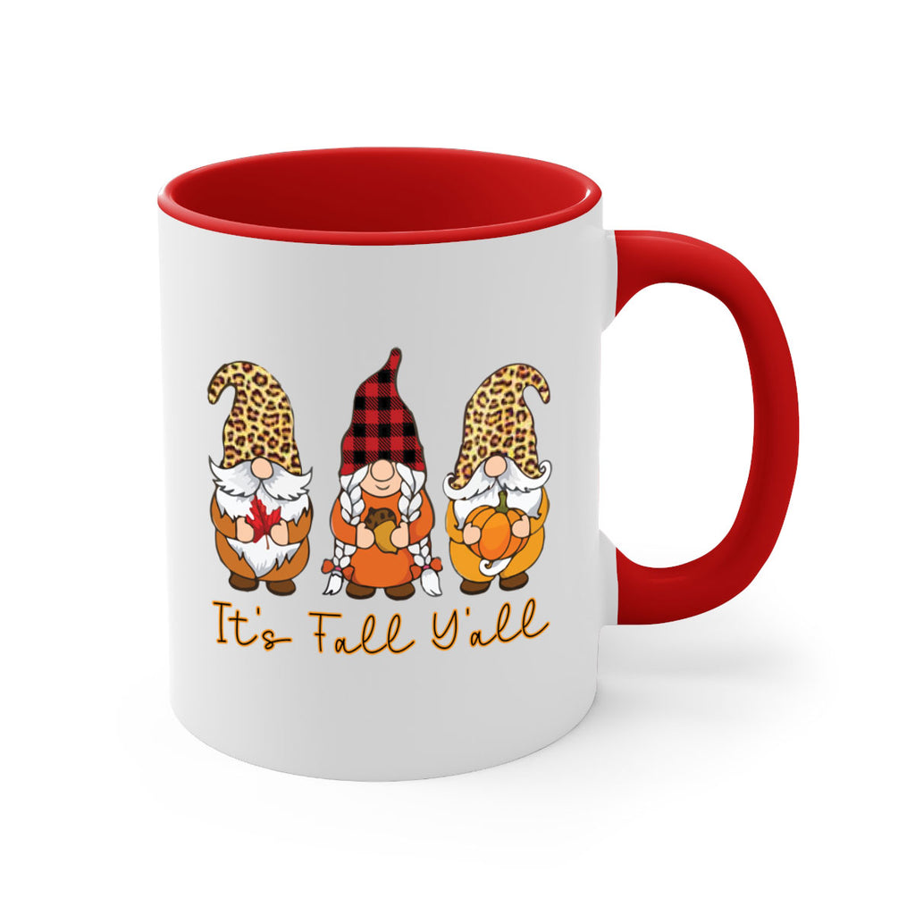 It s Fall Y all Gnome 362#- fall-Mug / Coffee Cup