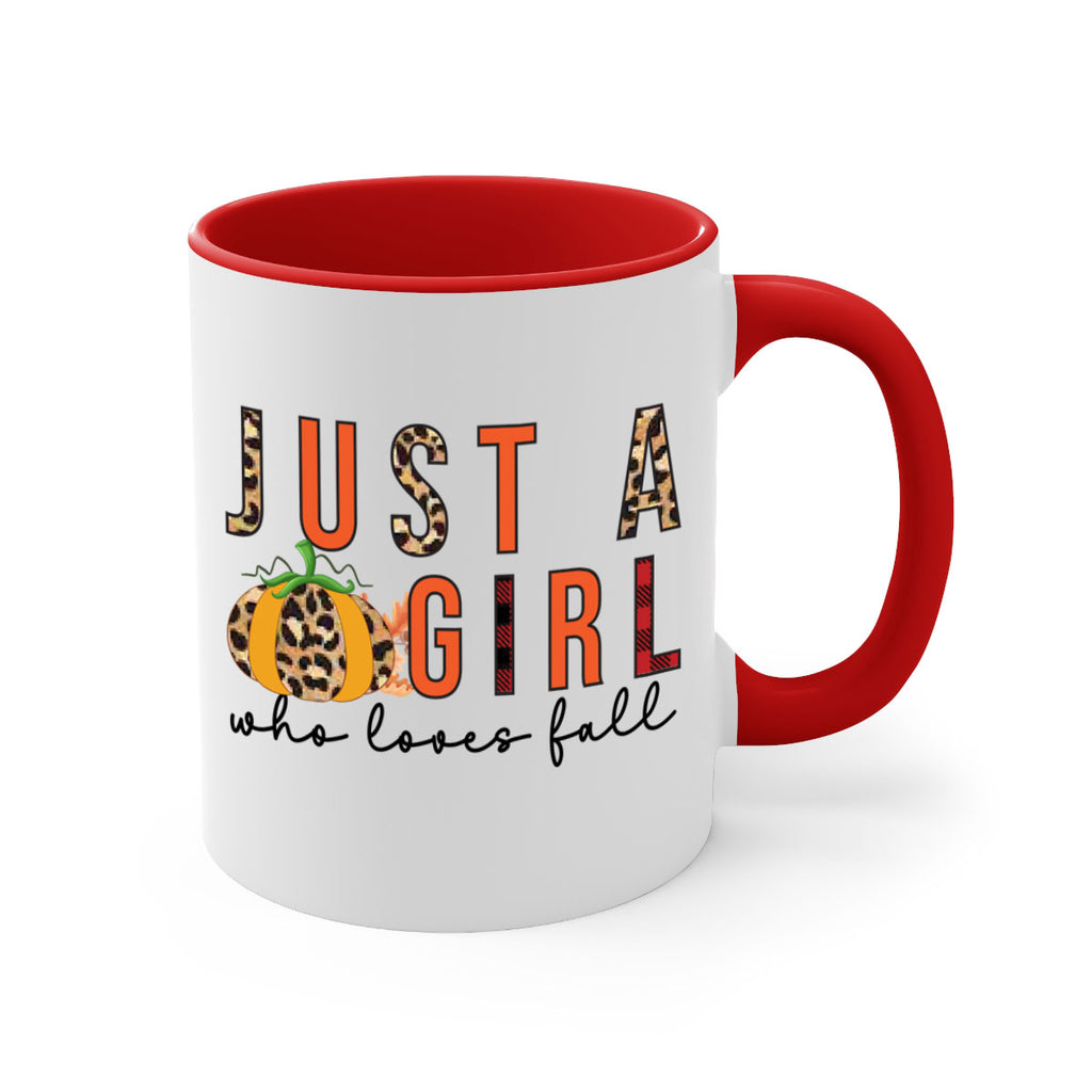 Just a Girl Who Loves Fall 382#- fall-Mug / Coffee Cup