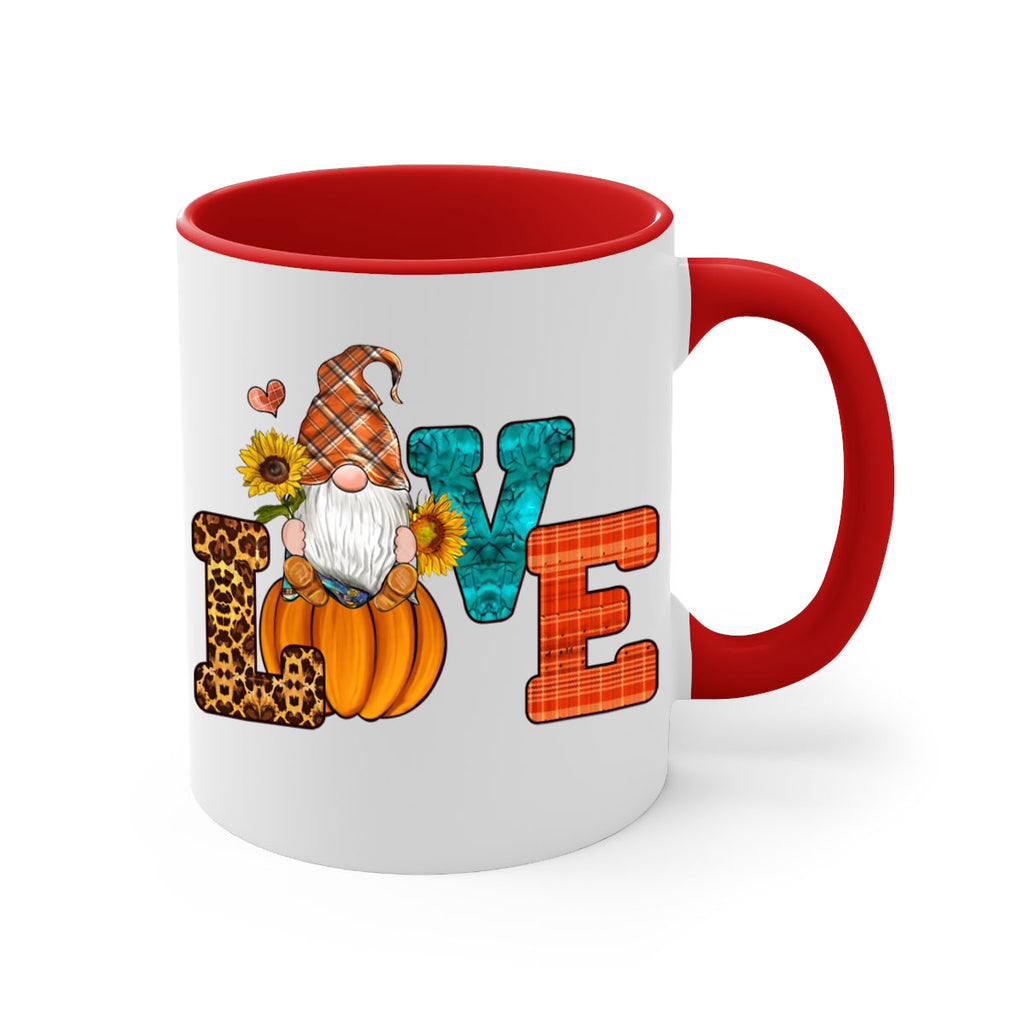 LOVEFallGnome 417#- fall-Mug / Coffee Cup
