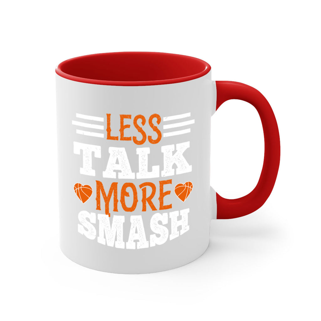 Less talk more smash 2063#- basketball-Mug / Coffee Cup