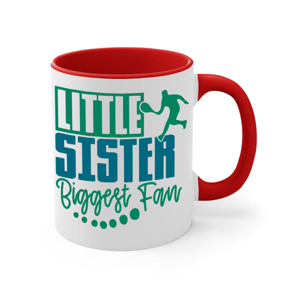 Little Sister Biggest Fan 859#- tennis-Mug / Coffee Cup