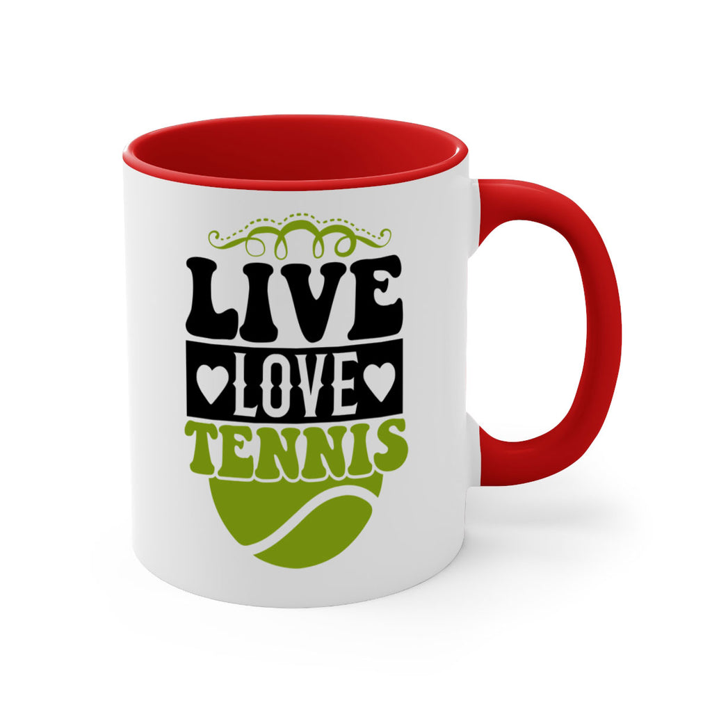 Live Love Tennis 817#- tennis-Mug / Coffee Cup