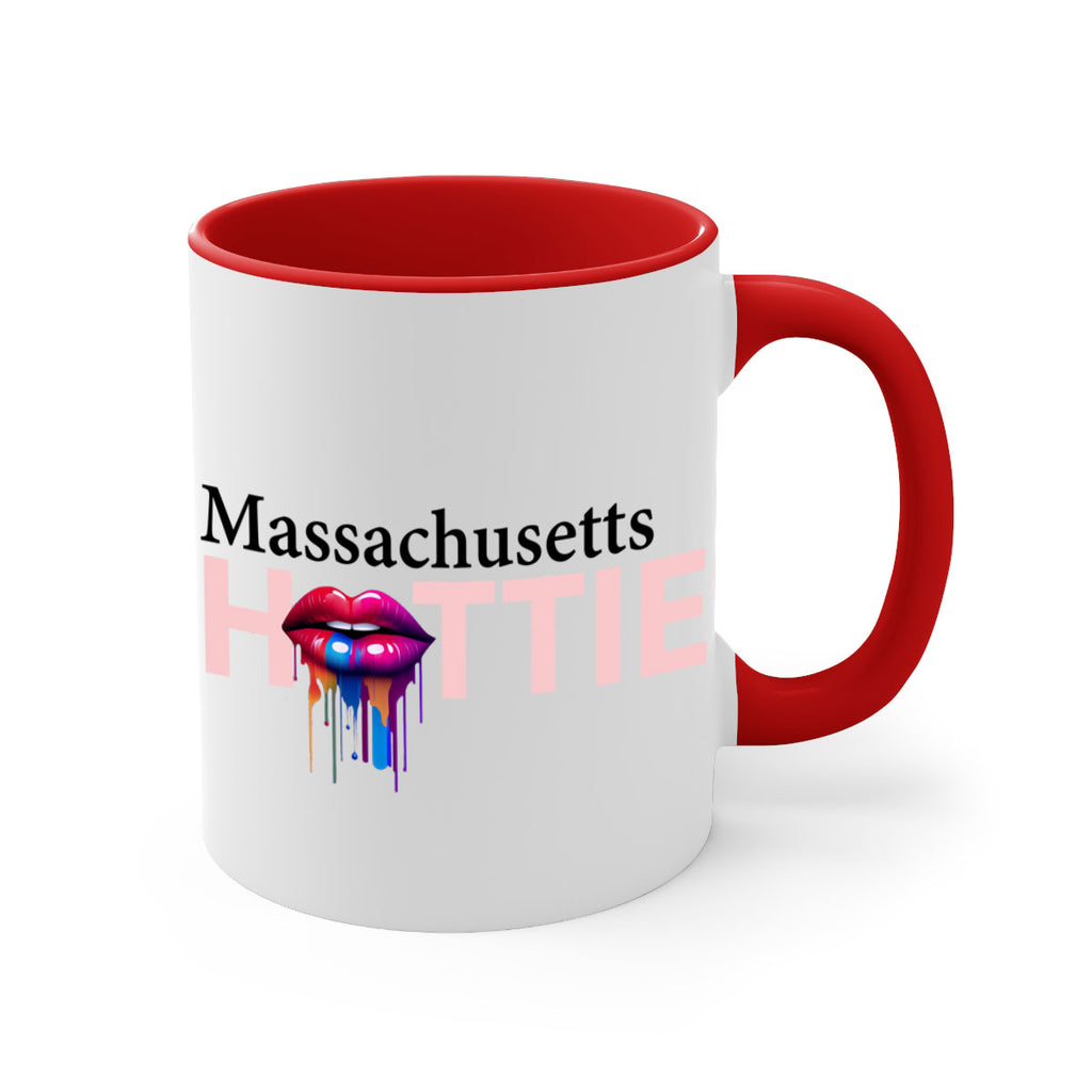 Massachusetts Hottie with dripping lips 21#- Hottie Collection-Mug / Coffee Cup