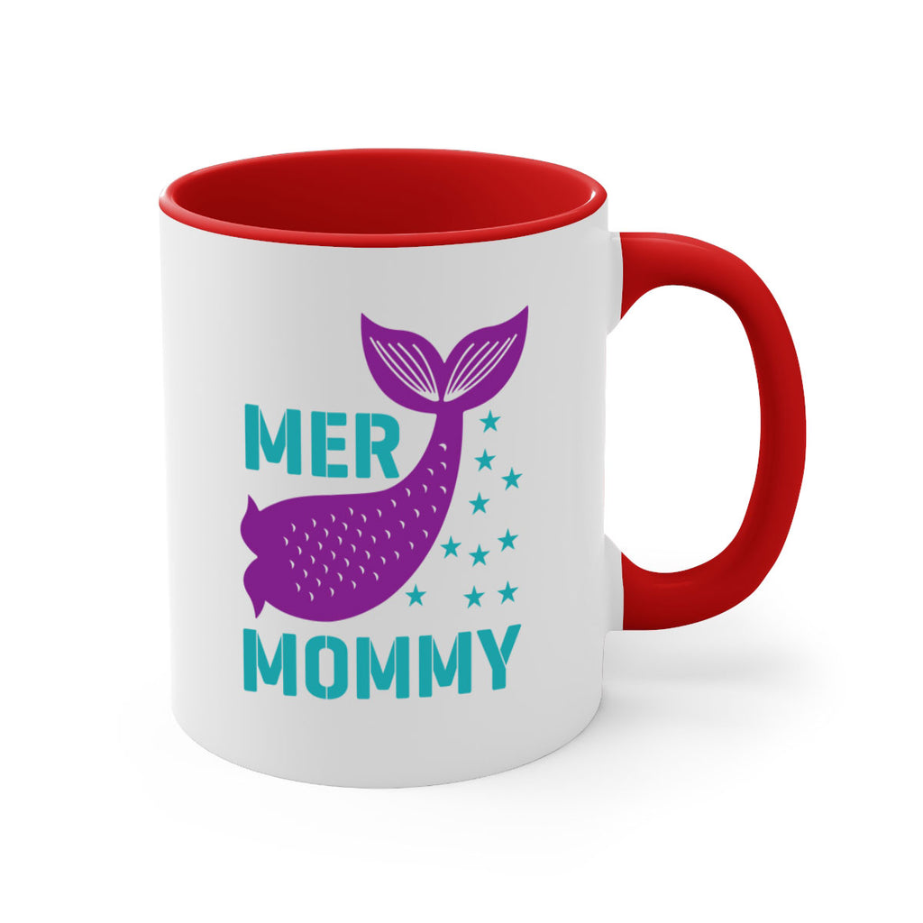 Mer Mommy 342#- mermaid-Mug / Coffee Cup