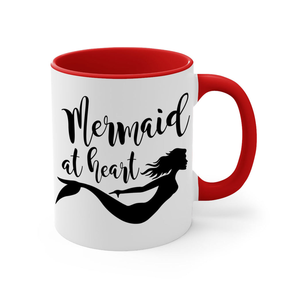 Mermaid at heart 395#- mermaid-Mug / Coffee Cup