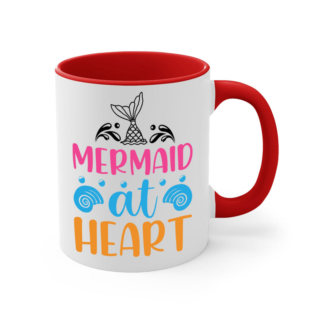 Mermaid at heart Design 396#- mermaid-Mug / Coffee Cup