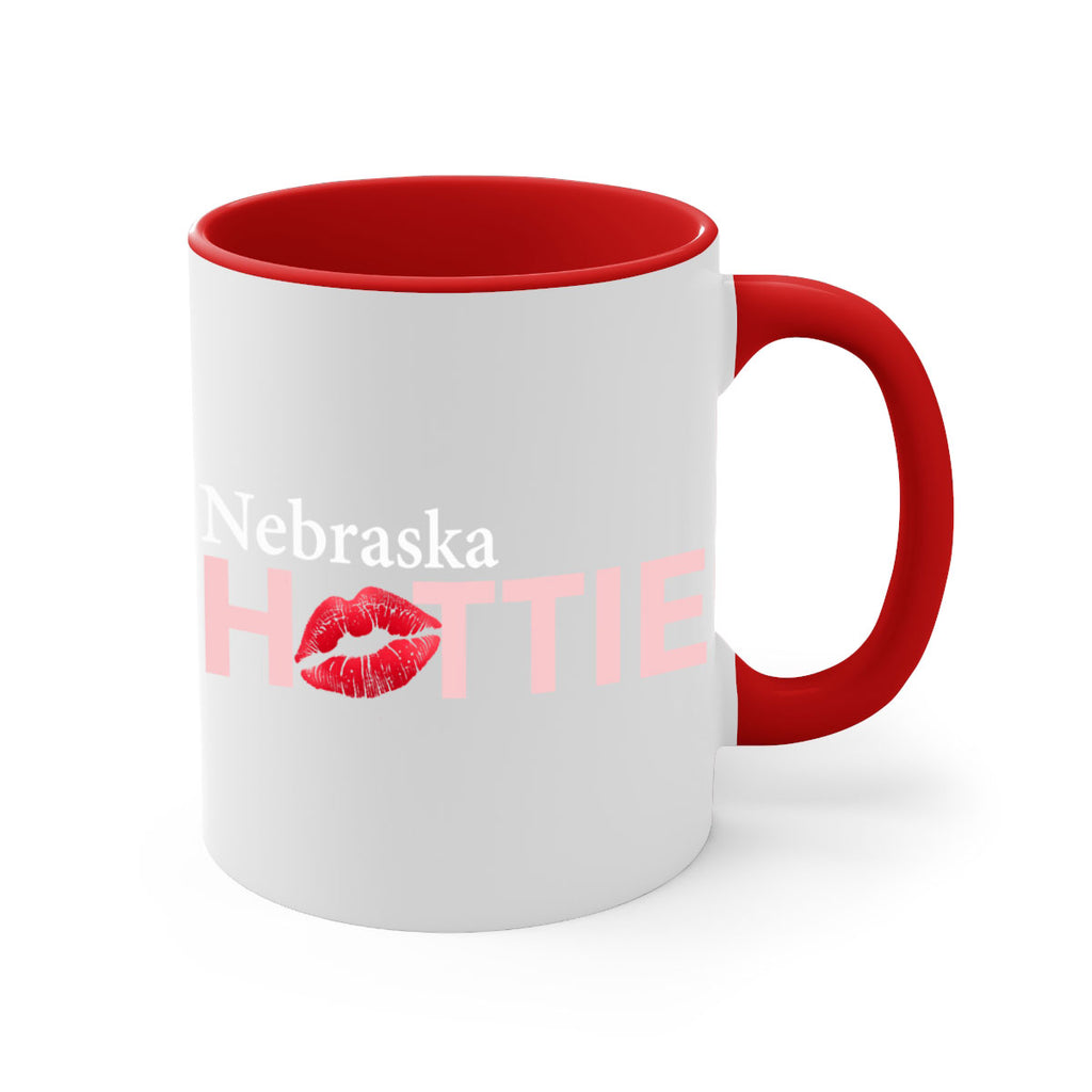 Nebraska Hottie With Red Lips 81#- Hottie Collection-Mug / Coffee Cup