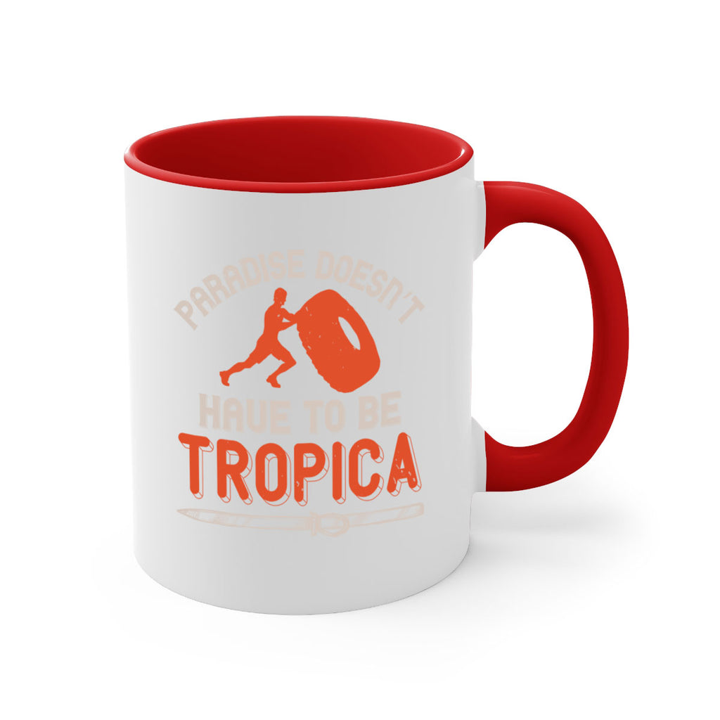 Paradise doesn’t have to be tropica 600#- ski-Mug / Coffee Cup