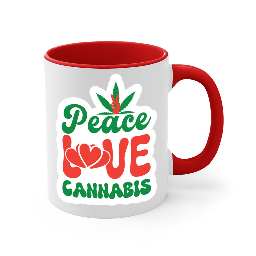 Peace Love Cannabis 218#- marijuana-Mug / Coffee Cup