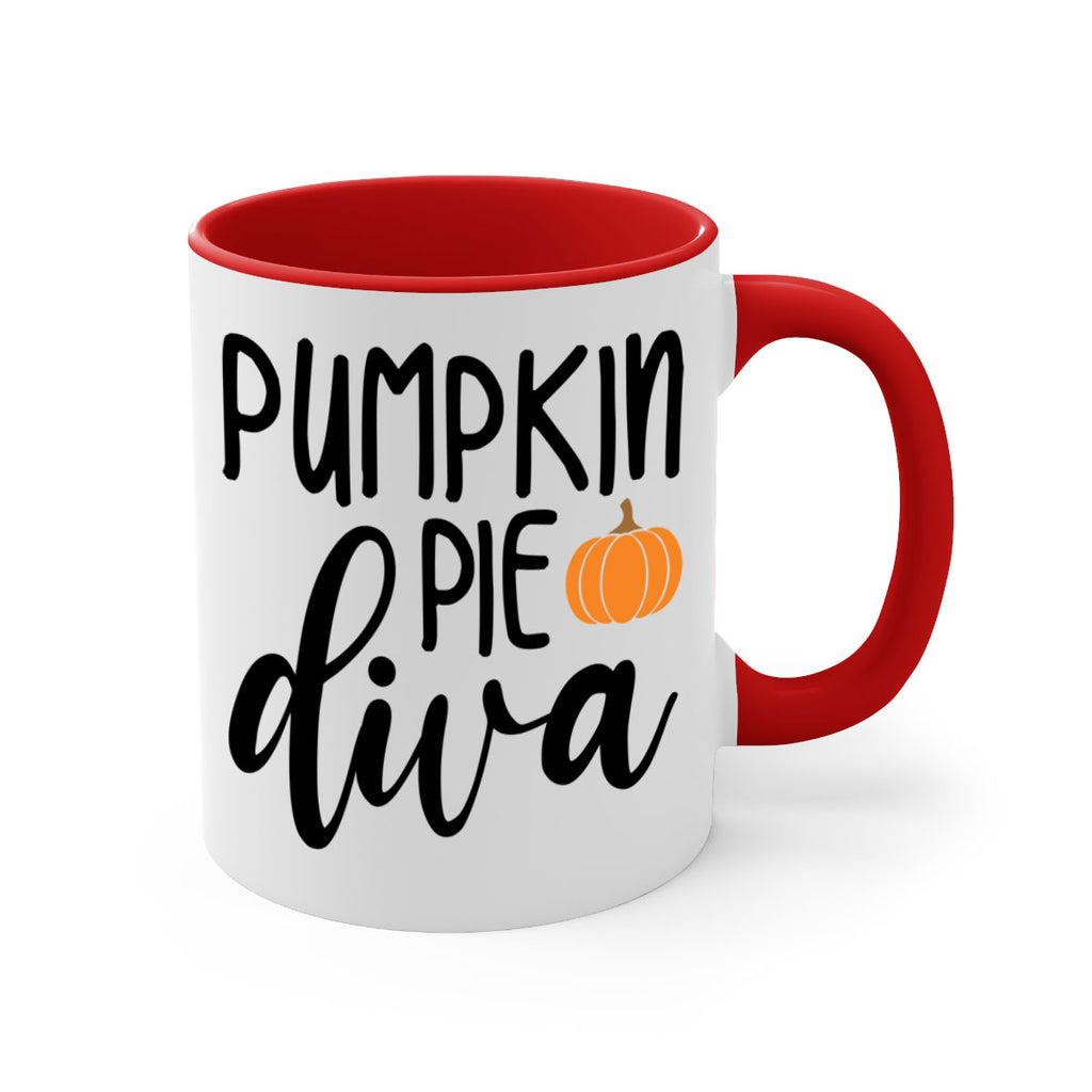 Pumpkin Pie Diva 532#- fall-Mug / Coffee Cup