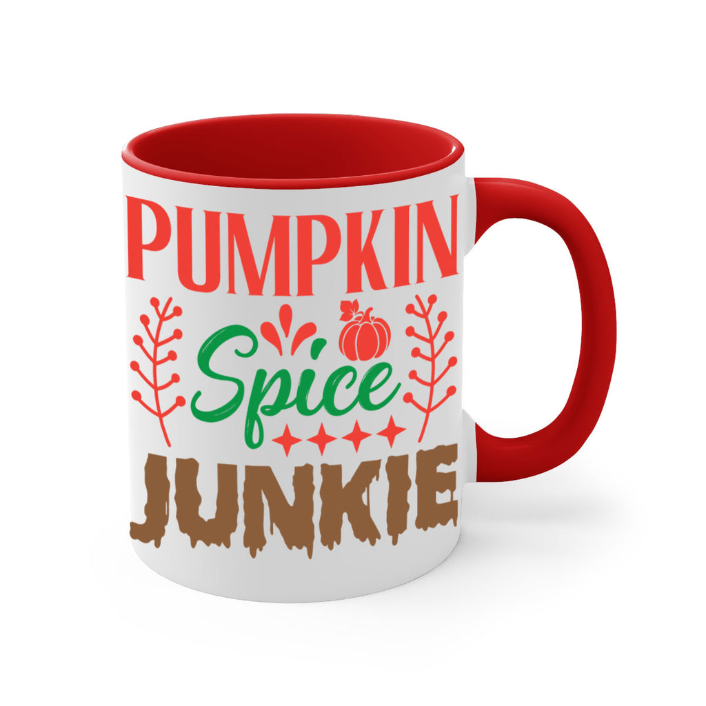 Pumpkin Spice Junkie 547#- fall-Mug / Coffee Cup
