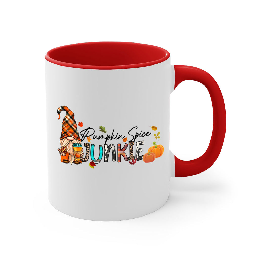 PumpkinSpiceJunkieFallGnome 567#- fall-Mug / Coffee Cup