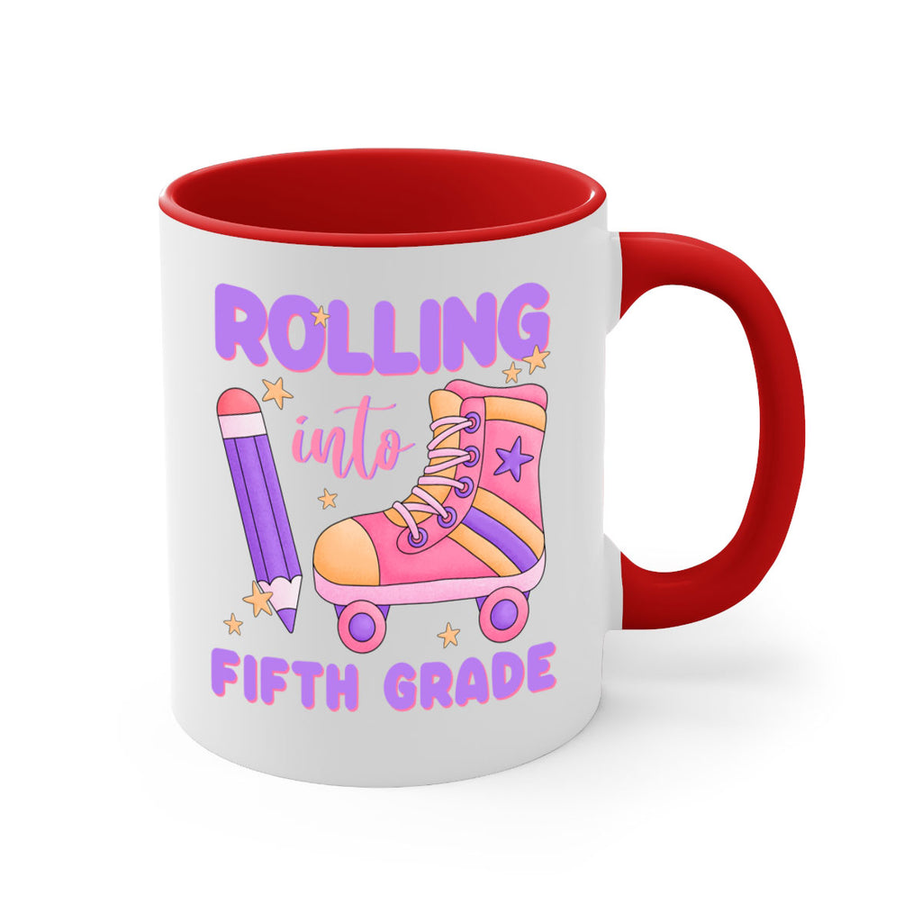 Rolling into 5th Grade 26#- 5th grade-Mug / Coffee Cup