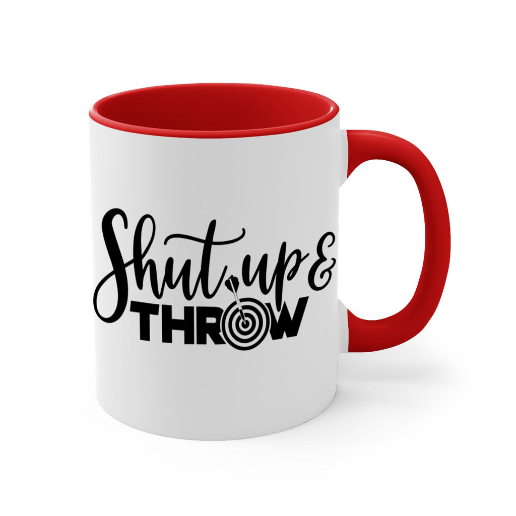 Shut up throw 541#- darts-Mug / Coffee Cup