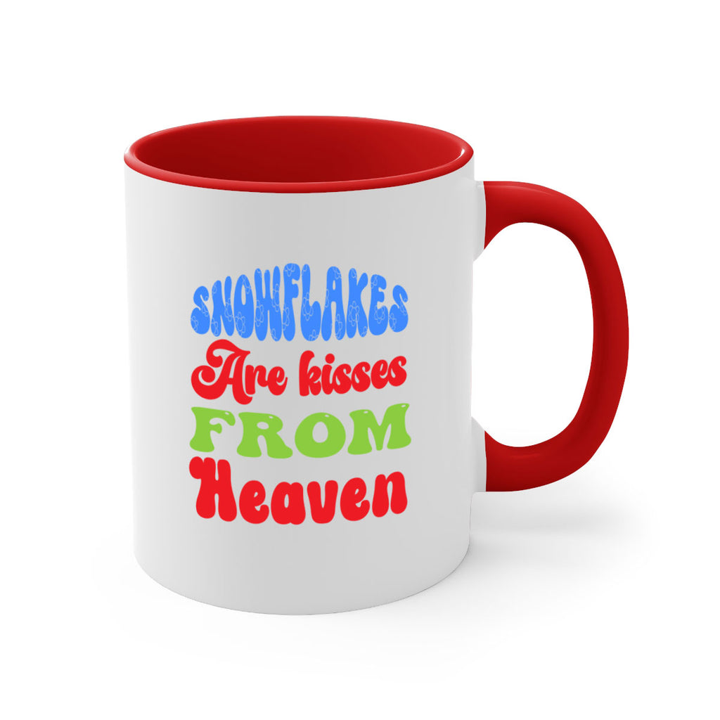 Snowflakes are kisses from heaven 377#- winter-Mug / Coffee Cup