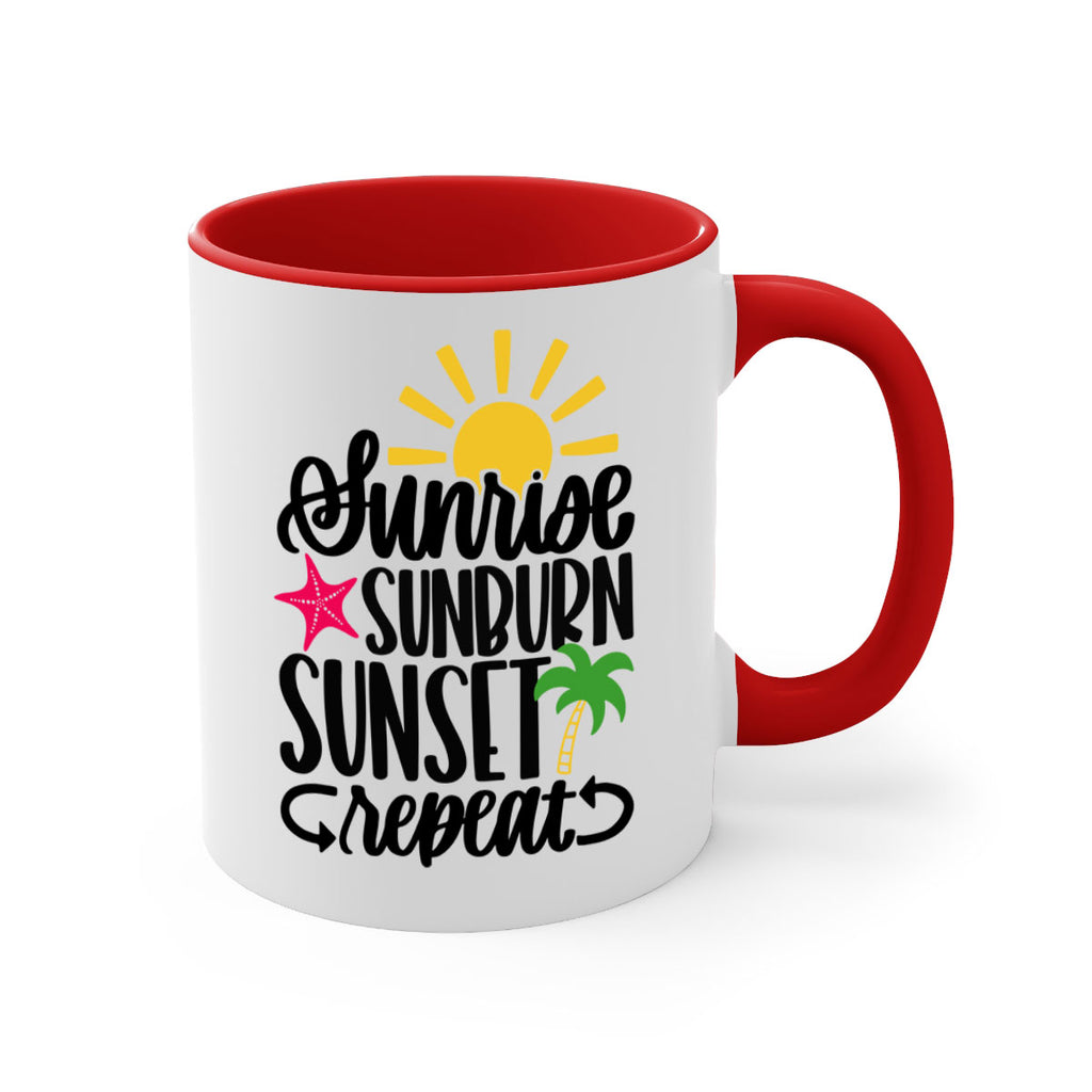 Sunrise Sunburn Sunset Repeat Style 16#- Summer-Mug / Coffee Cup