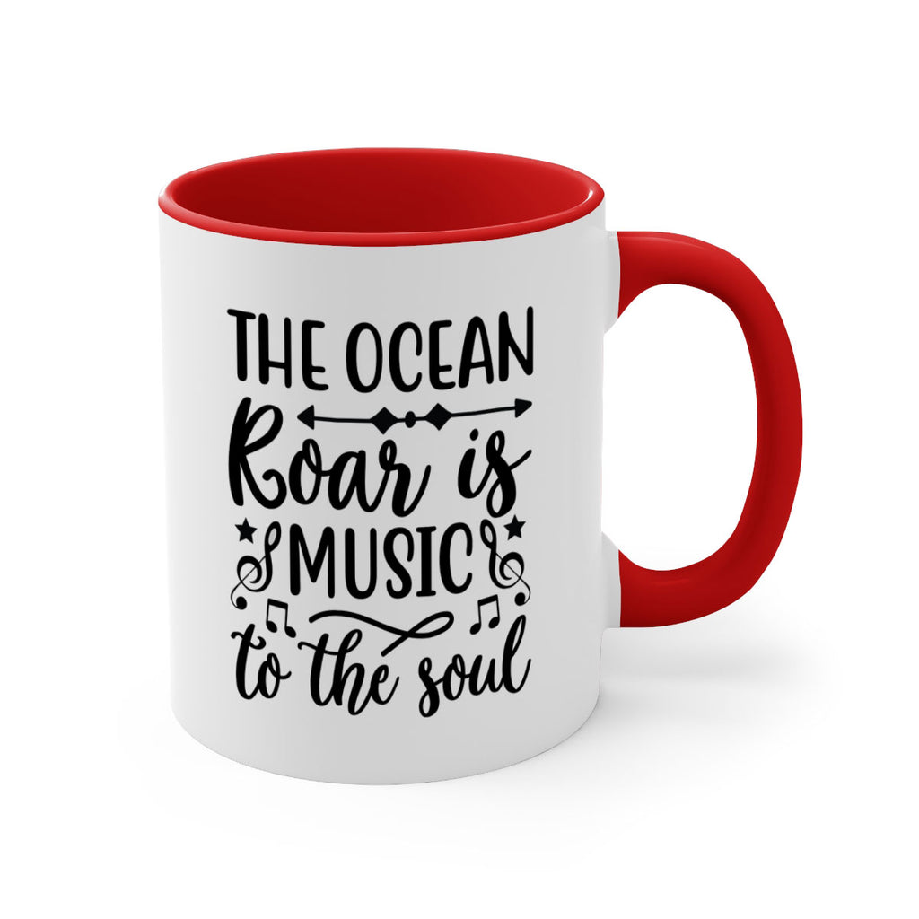 The ocean roar is music 631#- mermaid-Mug / Coffee Cup