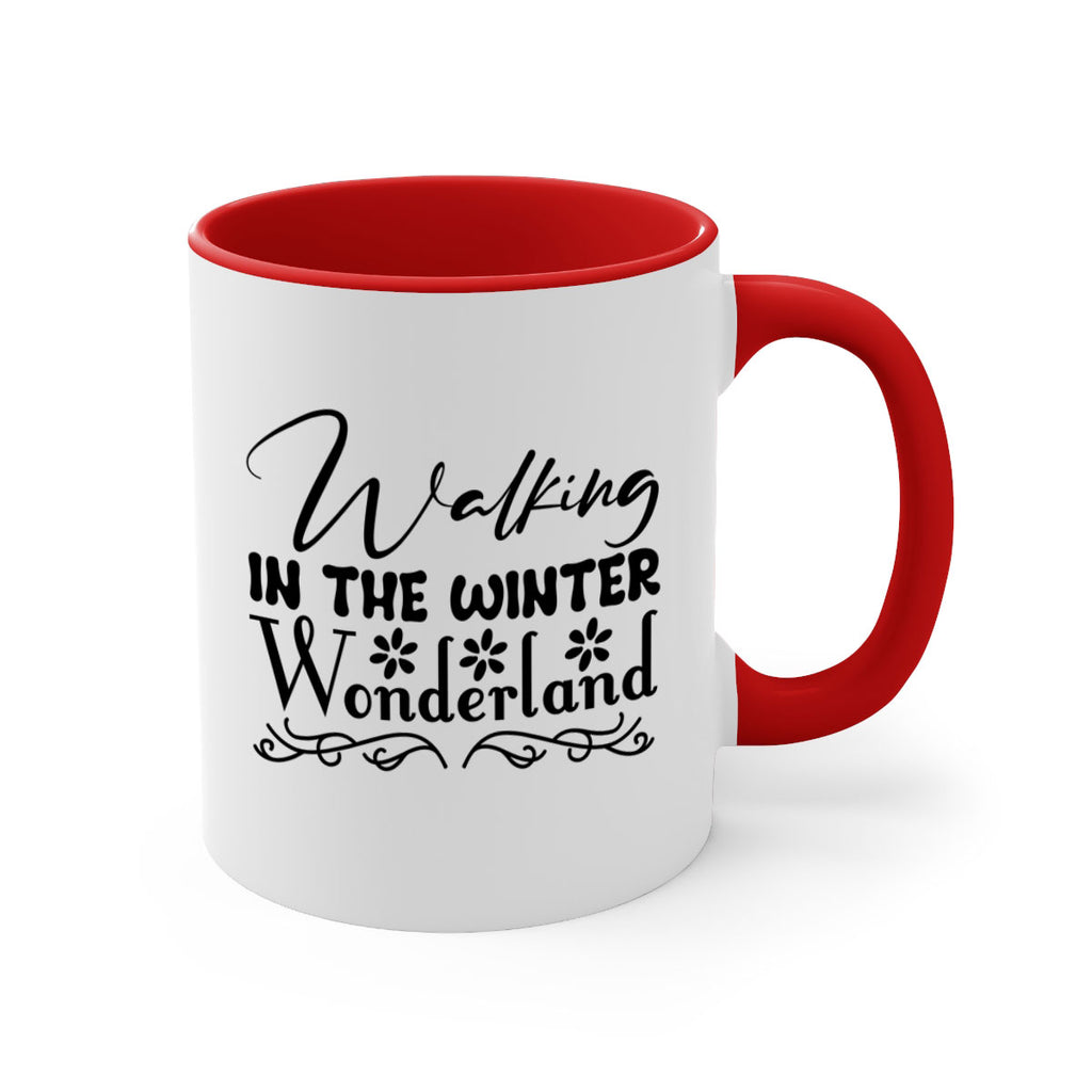 Walking in the winter wonderland 442#- winter-Mug / Coffee Cup