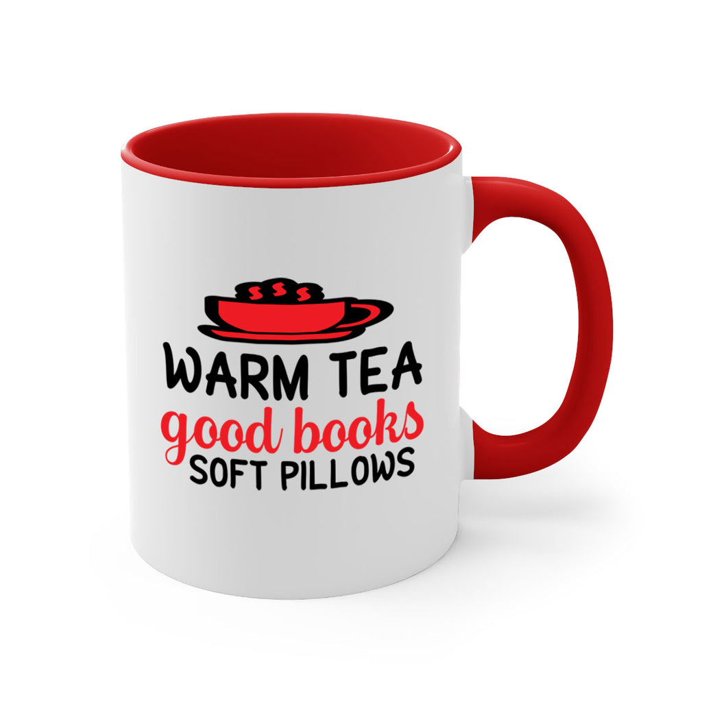 Warm tea good books soft pillows 448#- winter-Mug / Coffee Cup